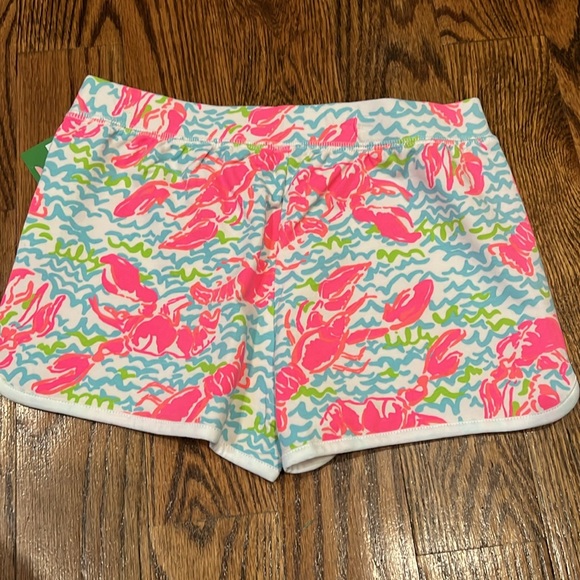 Lilly Pulitzer girls little skipper popover & chrissy shorts lobstah roll L NWT - Picture 6 of 13
